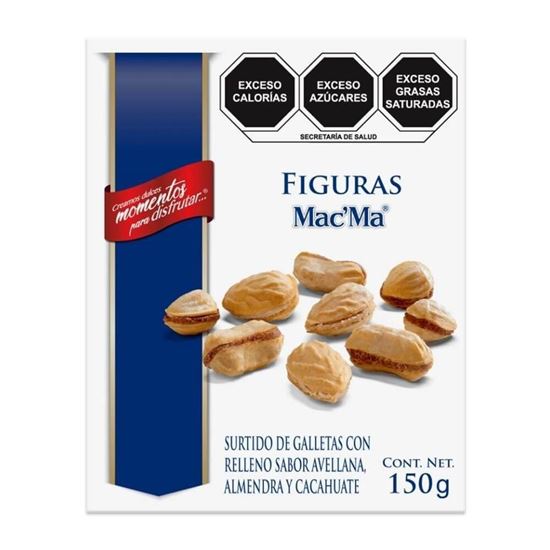 Imagen de Galletas figuras Mac'ma 150g
