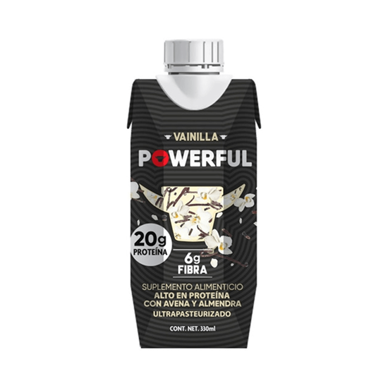 Imagen de Suplemento alimenticio sabor vainilla Powerful 330ml