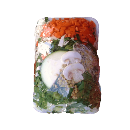 Imagen de Verduras en charola para sopa juliana