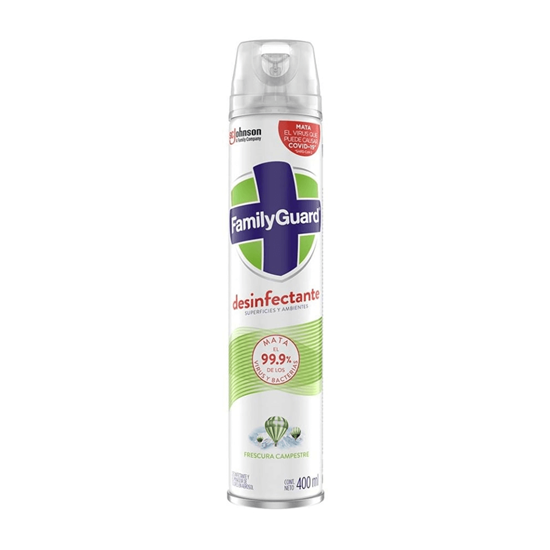 Imagen de Desinfectante en aerosol frescura campestre Family Guard 400ml