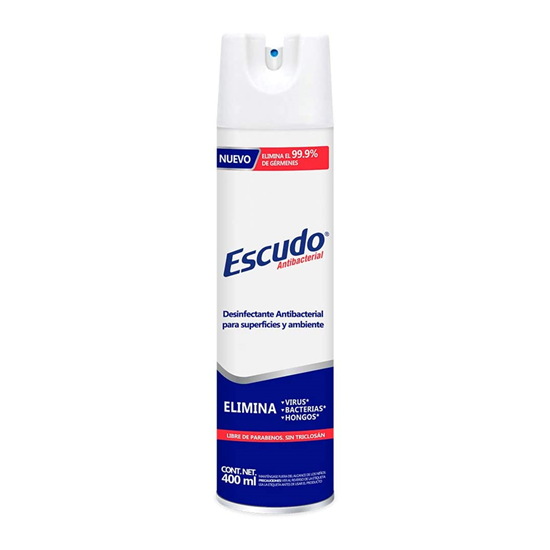 Imagen de Desinfectante antibacterial Escudo en aerosol 400ml