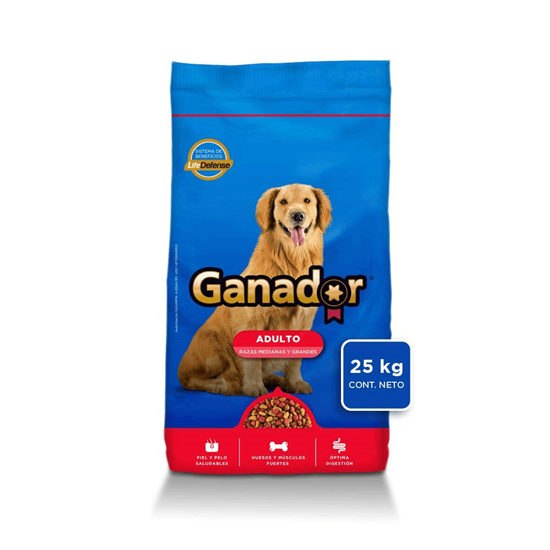 Imagen de Alimento para perro Ganador adulto razas medianas y grandes 25kg