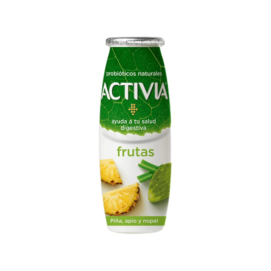 Imagen de Yoghurt bebible sabor apio, piña y nopal Activia 225g