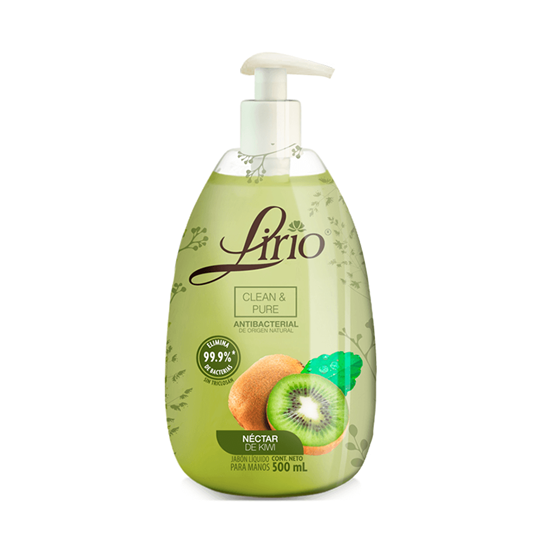 Imagen de Jabón liquido para manos Lirio antibacterial con nectar de kiwi 500ml