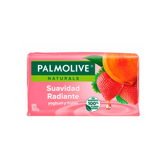 Imagen de Jabón en barra Palmolive Naturals suavidad radiante con yogurt y frutas 120g