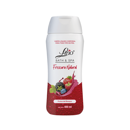 Imagen de Jabón liquido corporal frutos del bosque Lirio Bath & Spa 400ml