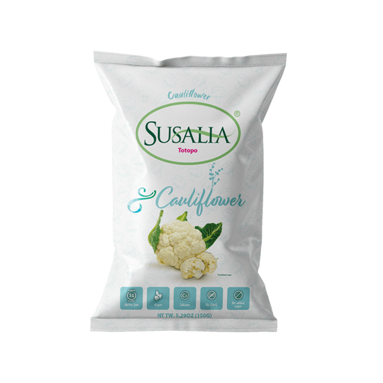 Imagen de Totopos horneados de coliflor sin gluten Susalia 150g