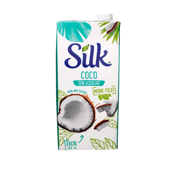Imagen de Alimento líquido de coco monk fruit sin azúcar Silk 946ml