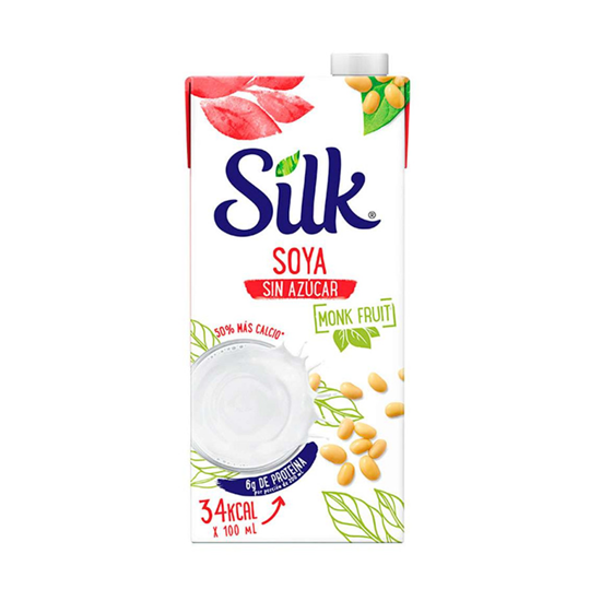 Imagen de Alimento líquido de soya monk fruit sin azúcar Silk 946ml