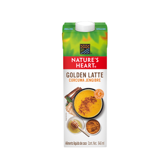 Imagen de Alimento líquido de coco golden latte Nature’s Heart 946ml