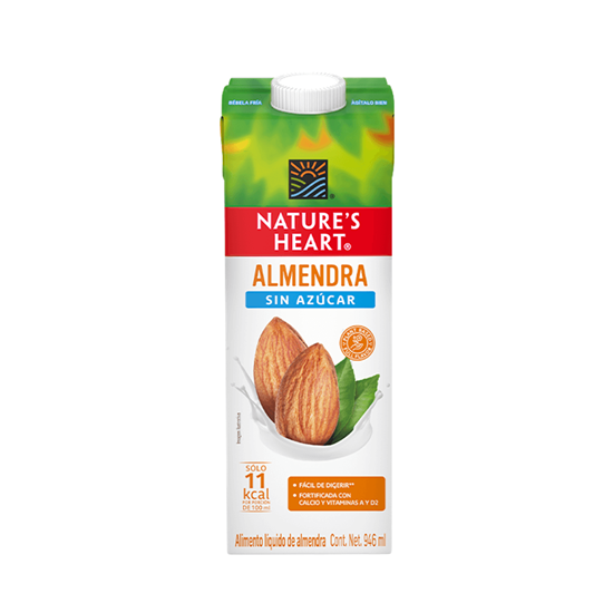 Imagen de Alimento líquido de almendra sin azúcar Nature’s Heart 946ml