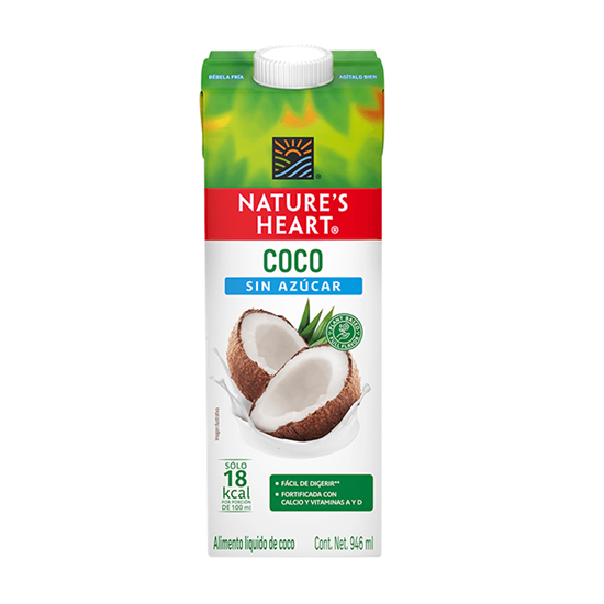 Imagen de Alimento líquido de coco sin azúcar Nature's Heart 946ml