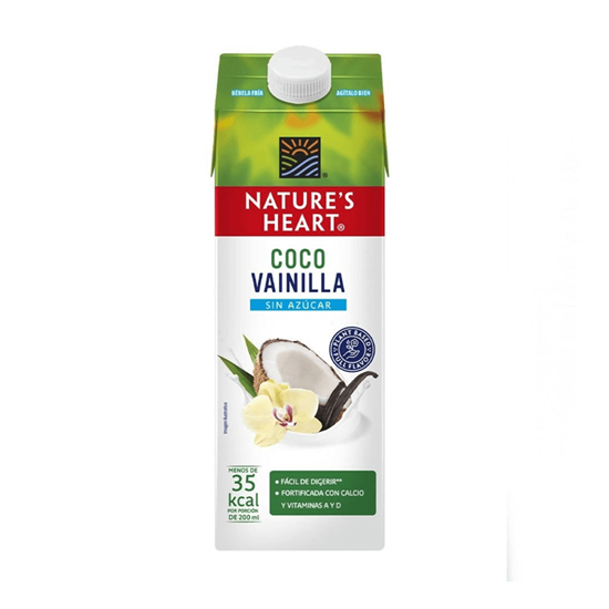 Imagen de Alimento líquido de coco vainilla sin azúcar Nature's Heart 946ml