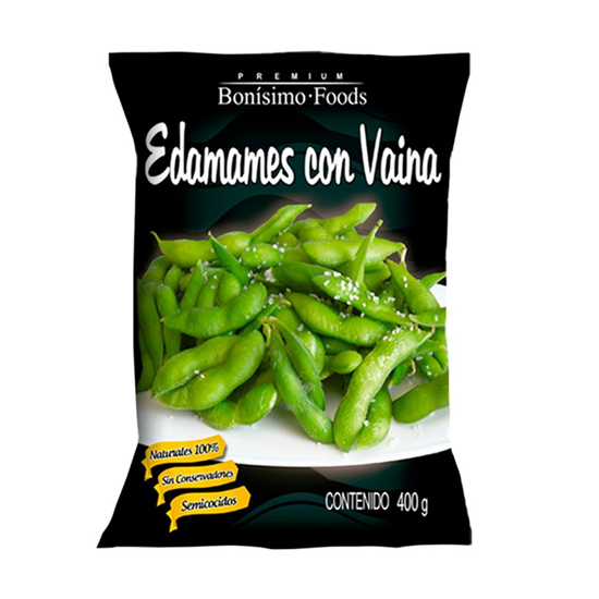 Imagen de Frijol de soya edamame congelado Bonísimo Foods 400g