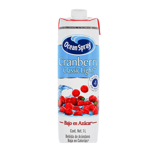 Imagen de Jugo de arándano rojo bajo en azúcar Ocean Spray Cranberry Classic Light 1L