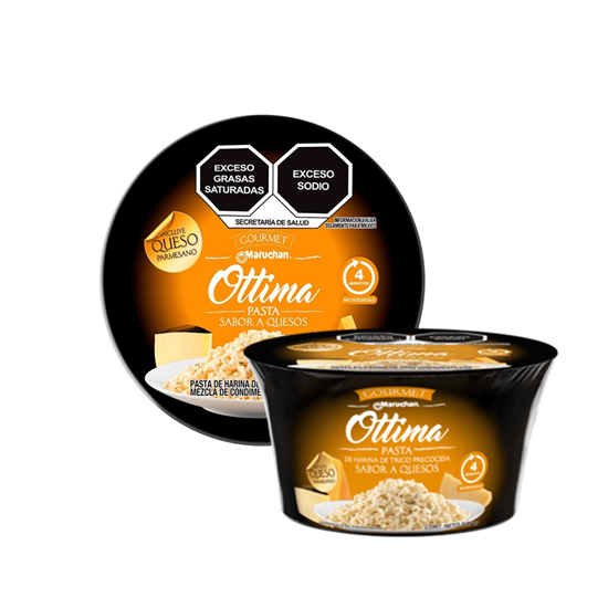 Imagen de Pasta instantánea sabor a quesos Maruchan Ottima gourmet 87.5g