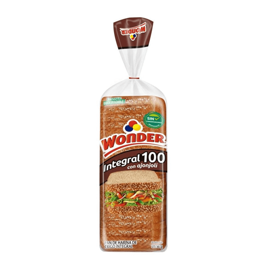 Imagen de Pan integral Wonder con ajonjolí 567g