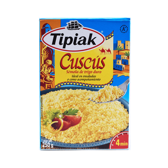 Imagen de Cuscús (sémola de trigo duro) Tipiak 250g
