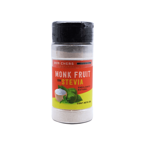Imagen de Endulzante natural monk fruit con stevia Bur Chers 60g