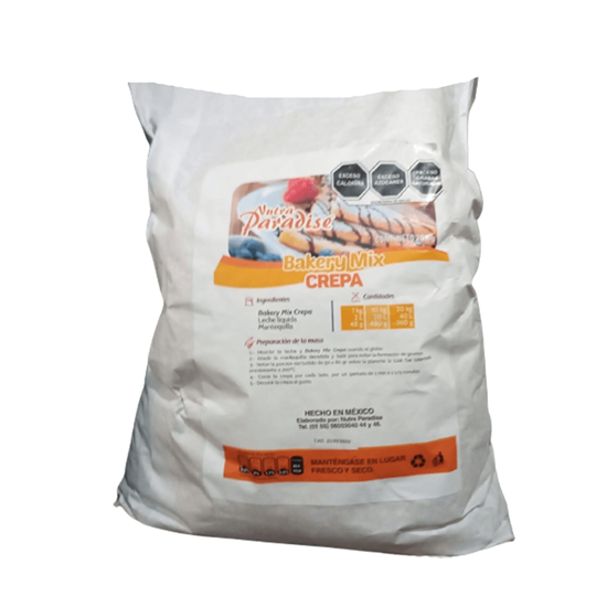Imagen de Costal de harina bakery mix crepa Nutra Paradise 20kg