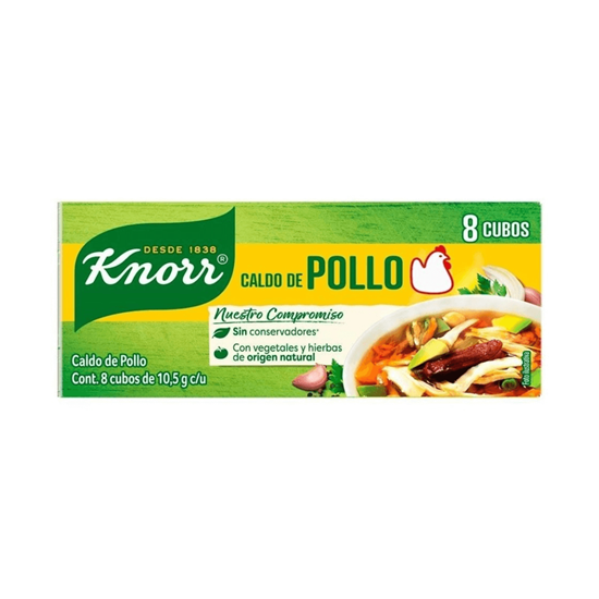 Imagen de Caldo de pollo Knorr Suiza 8 cubos 10.5g c/u