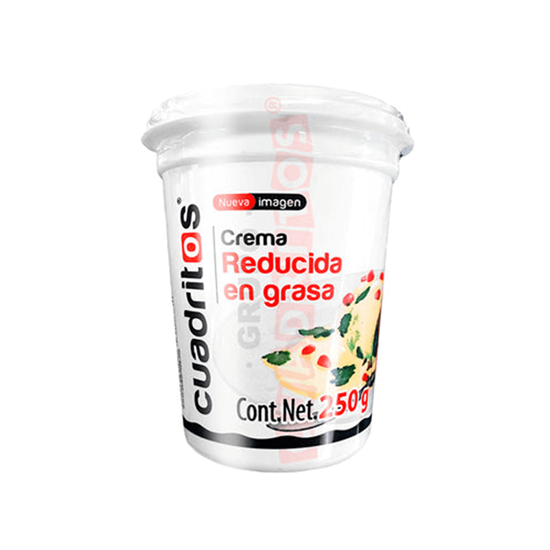 Imagen de Crema reducida en grasa Cuadritos 250ml