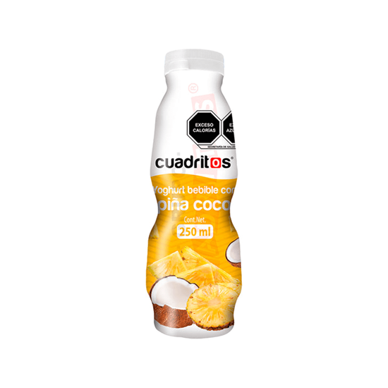 Imagen de Yoghurt bebible con piña y coco Cuadritos 250ml