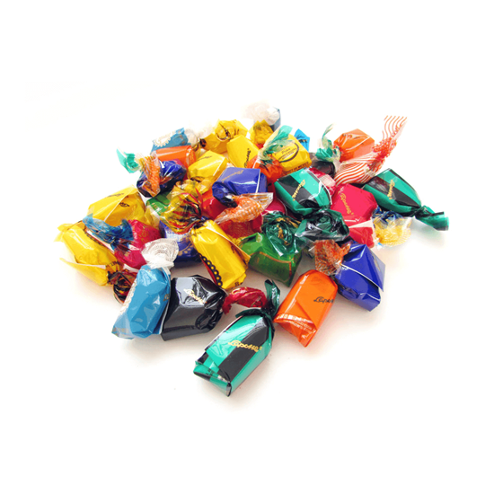 Imagen de Caramelo relleno cubierto con chocolate sabores surtidos Laposse a granel