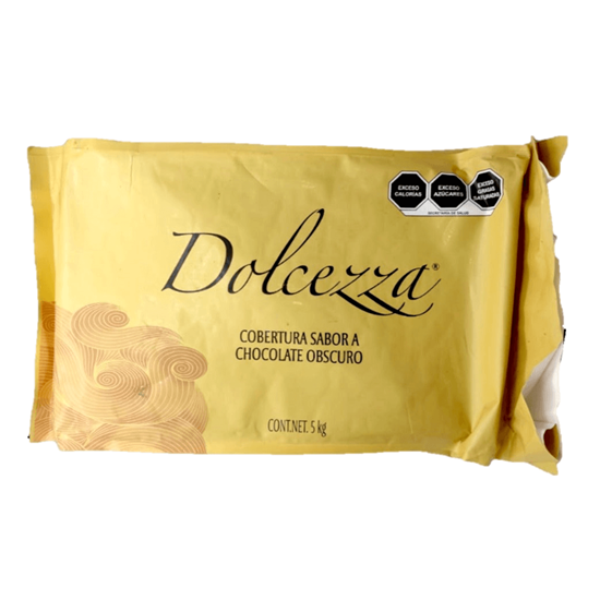 Imagen de Cobertura sabor chocolate obscuro para repostería Turín Dolcezza marqueta 5kg