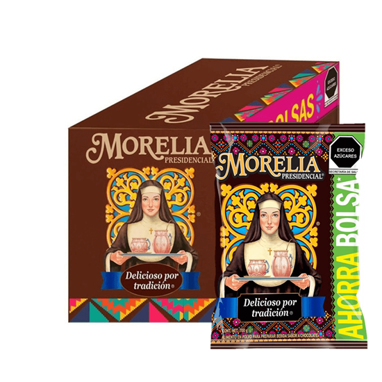 Imagen de Chocolate en polvo Morelia Presidencial caja con 10 bolsas de 700g c/u