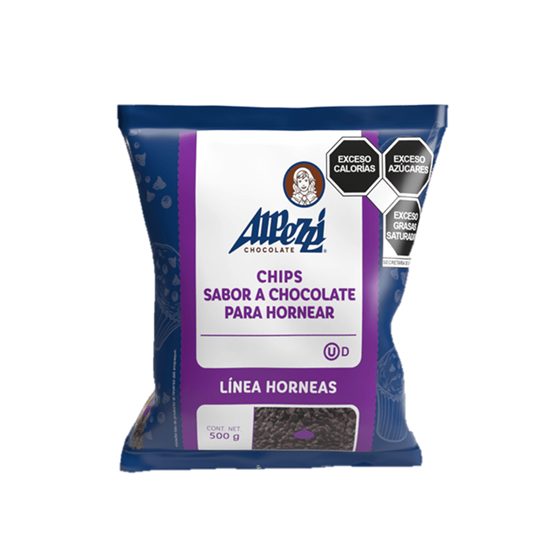 Imagen de Chispas de chocolate para hornear Alpezzi 500g