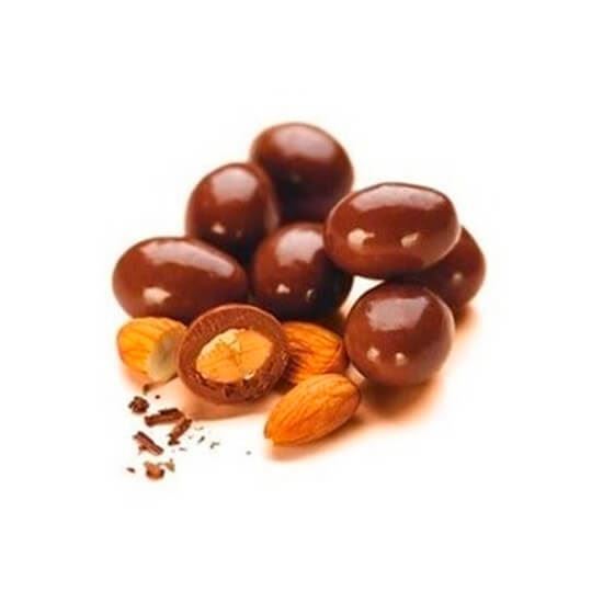 Imagen de Almendra con chocolate sin azúcar a granel