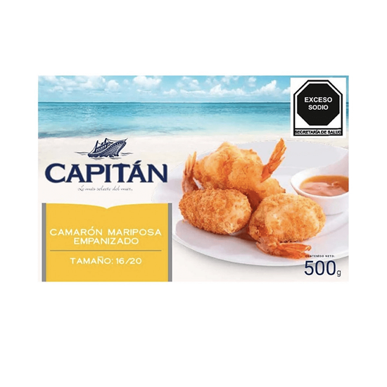 Imagen de Camarón mariposa empanizado Capitán 500g