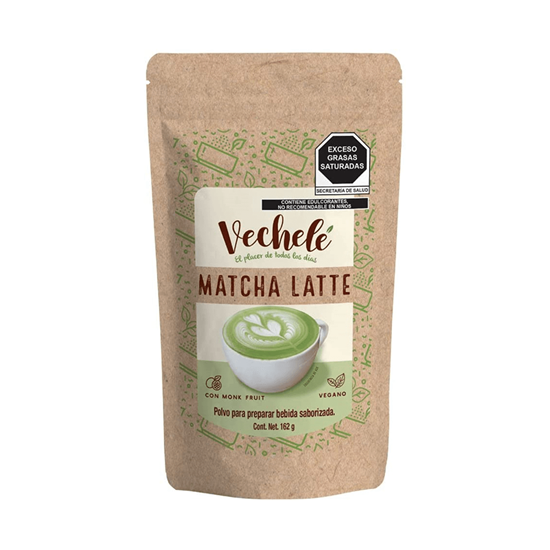Imagen de Polvo para preparar bebida saborizada matcha latte Vechelé 168g
