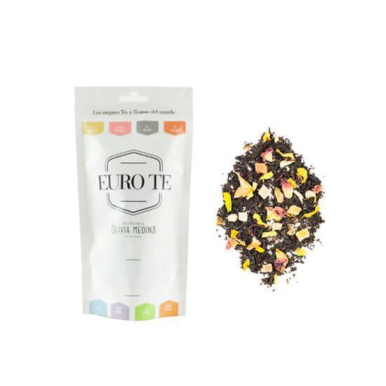 Imagen de Tisana bee on Hawaii (té negro, papaya cristalizada, pétalo de rosa, pétalo de girasol y miel de abeja) Euro Te 100g