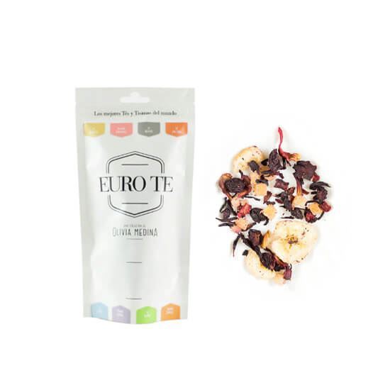 Imagen de Tisana cherry banana (piña, azúcar, uva pasa, hojuela de plátano, cereza negra y guayaba) Euro Te 100g