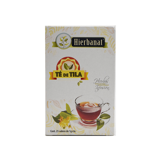 Imagen de Té de tila Hierbanat 25 sobres de 1g c/u