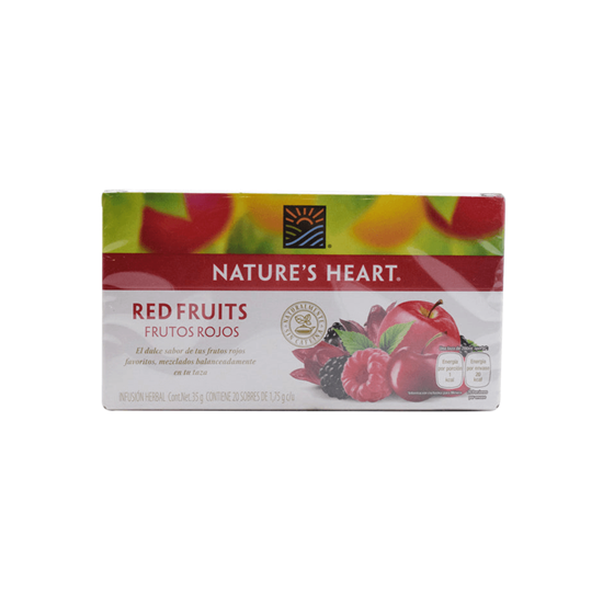 Imagen de Té de frutos rojos Nature's Heart 20 sobres de 1.75g c/u