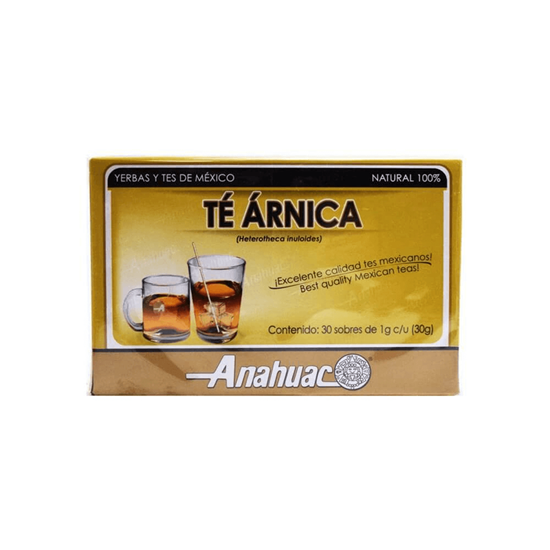 Imagen de Té de árnica natural Anáhuac 30 sobres de 1g c/u