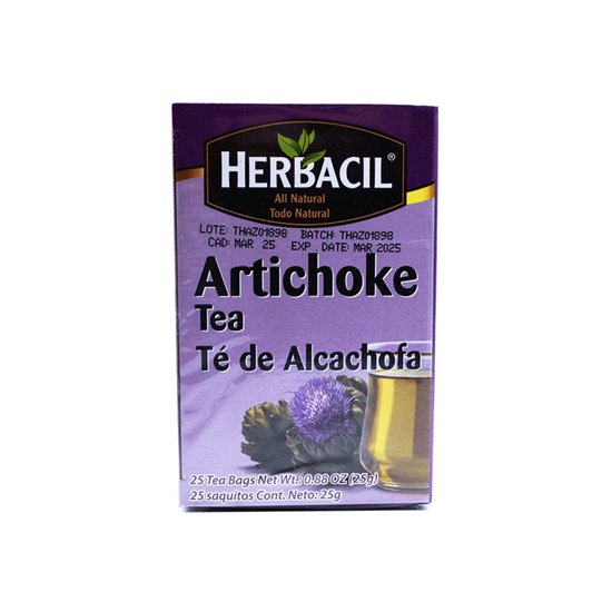 Imagen de Té de alcachofa Herbacil 25 bolsas de 1g c/u (25g)