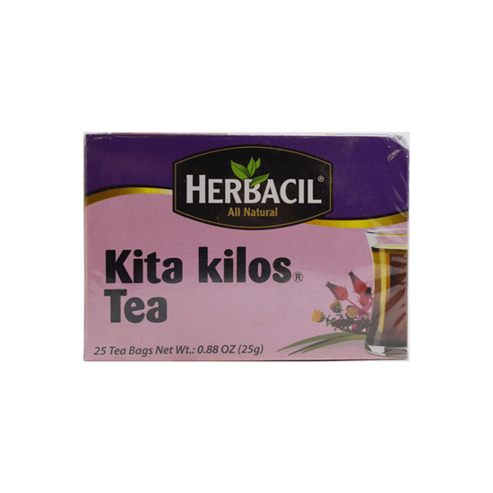 Imagen de Té kita kilos Herbacil 25 bolsas de 1g c/u (25g)