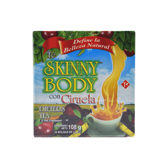 Imagen de Té skinny body con ciruela Dieter's Drink 36 bolsas de 3g c/u