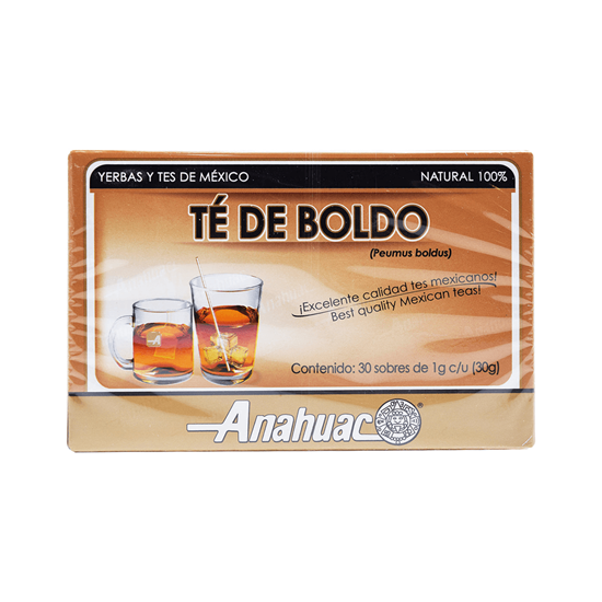 Imagen de Té de boldo Anáhuac 30 sobres de 1g c/u