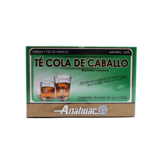 Imagen de Té de cola de caballo Anáhuac 30 sobres de 1g c/u