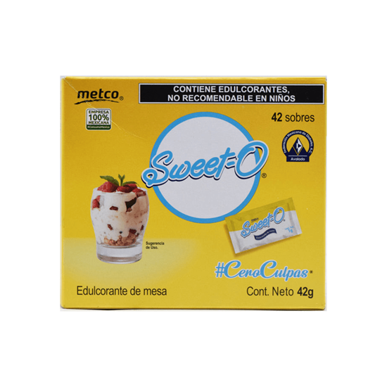 Imagen de Edulcorante de mesa Sweet Cero Metco 42 sobres de 1g c/u