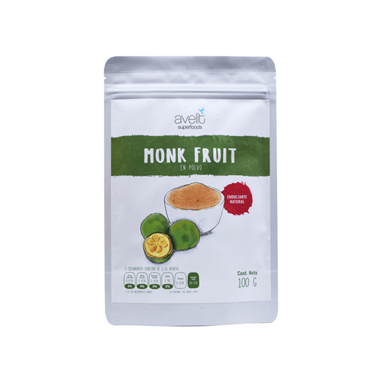 Imagen de Endulzante natural en polvo Avelit monk fruit 100g