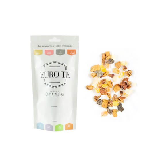 Imagen de Tisana Papantla (manzana, piña, papaya, mango, durazno y vainilla) Euro Te 100g