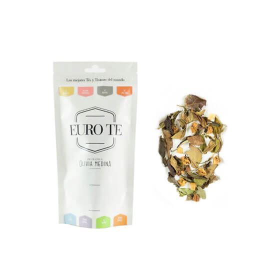 Imagen de Té blanco fresa imperial (fresa y albahaca) Euro te 100g