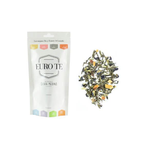 Imagen de Té verde blue ocean (limón y campanita azul) Euro te 100g