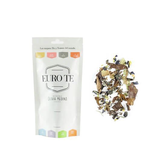 Imagen de Té blanco berry blue (campanita azul, grosella negra y mora azul) Euro te 100g